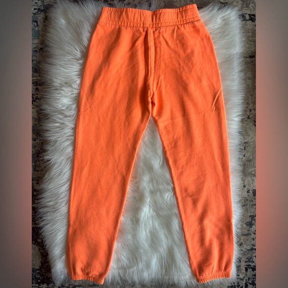 NWOT Ugg Women's Jogger Sweatpants XS Washed Orange Casual Fleece Pants - Picture 4 of 7